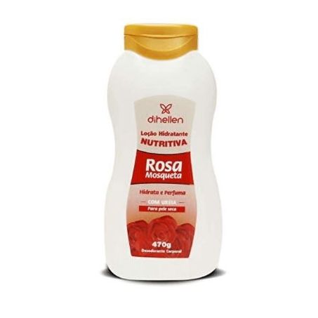 LOCAO HIDRATANTE NUTRITIVA DIHELLEN 470 G ROSA MOS