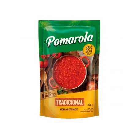 Molho de tomate pomarola tradicional sachê 300g