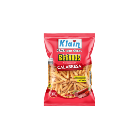 Salgadinho klain palito calabresa 138g