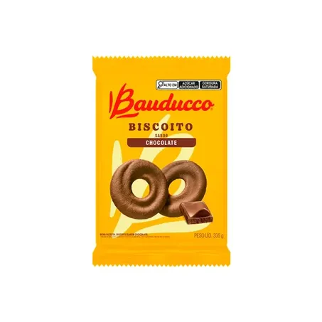 Biscoito Doce Bauducco Chocolate Pacote 335gr