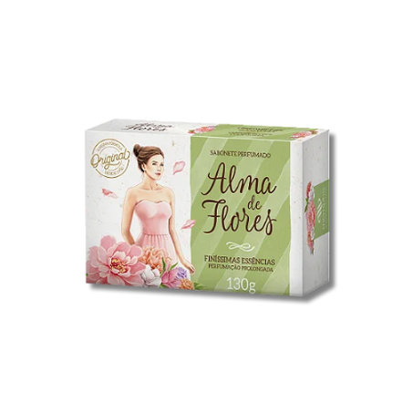 Sabonete alma flores classico 130g