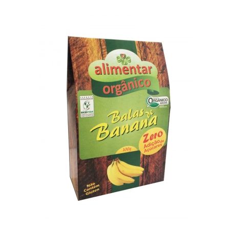 BALA ALIMENTAR 100G BANANA SEM AÇUCAR