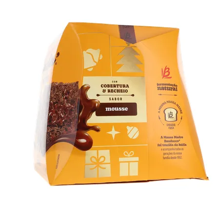Panettone Bauducco Mousse de Chocolate Caixa 450gr 360-25