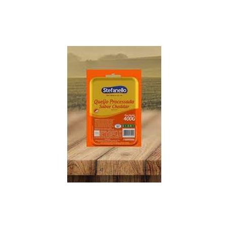 Queijo stefanello cheddar fatiado 400g