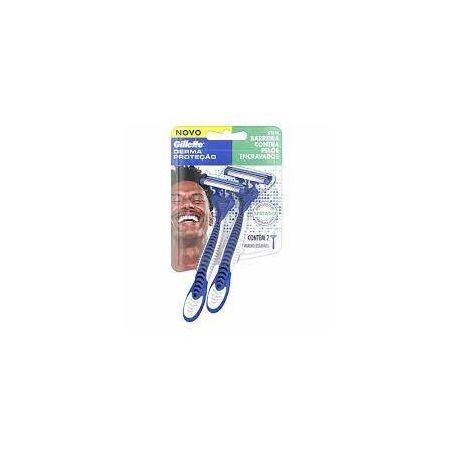 APARELHO GILLETTE DERMA PROTECAO C/2              