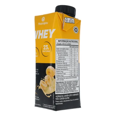 BEBIDA 23G WHEY BANOFFEE 250ML PIRACANJUBA 360-23