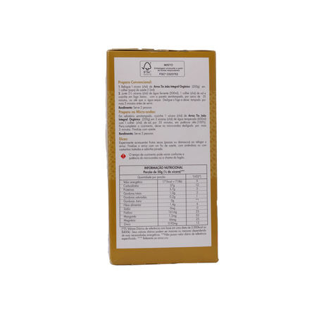 ARROZ TIO JOÃO INTEGRAL ORGÂNICO 1KG 360-44