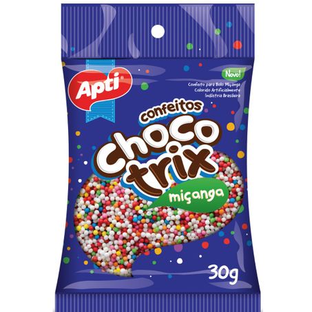 Confeito apti choco trix 30g micanga