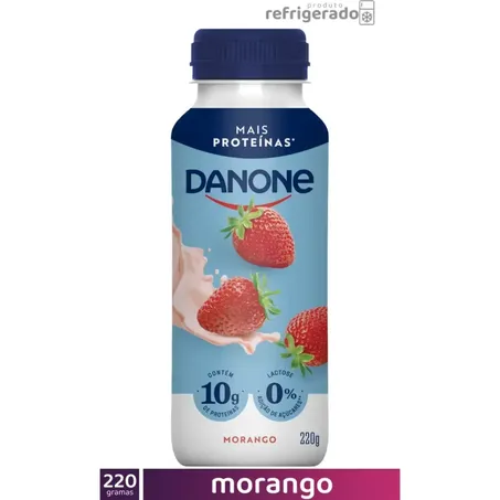 Iogurte danone mais proteina morango 220