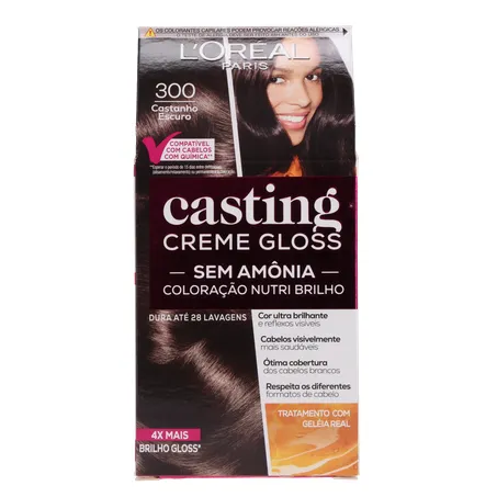 Coloração Casting Creme Gloss - N. 300 - Castanho-escuro