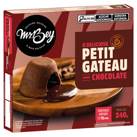 Petit Gateau Mr. Bey 240g - Chocolate
