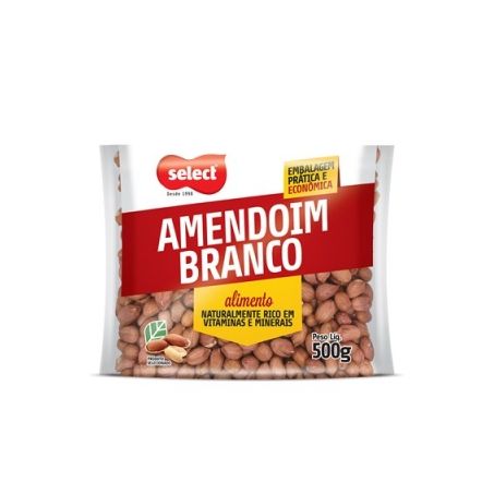 Amendoim select branco 500 gr