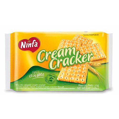 Biscoito cream cracker ninfa