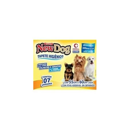 Tapete Higienico New Dog C 7 Unidades