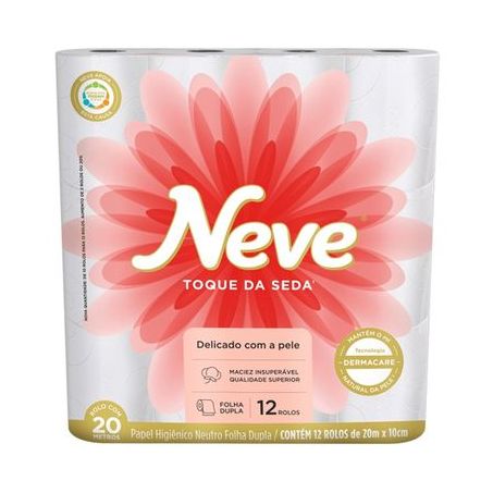 Papel hig. neve f.dupla 20mts c/12 toque