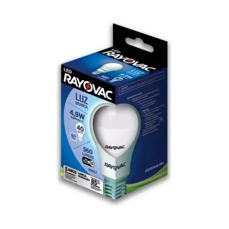 LAMPADA RAYOVAC LED BRANCA 4,9W (108864)