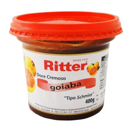 Doce Cremoso de Fruta Ritter Goiaba Pote 400G