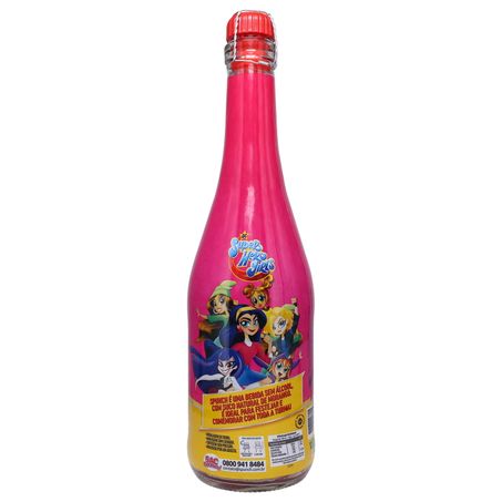 Espumante spunch 660ml zero alcool liga da justica 360-2