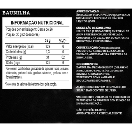 Carnibol Proteína da Carne Baunilha 900g 360-3