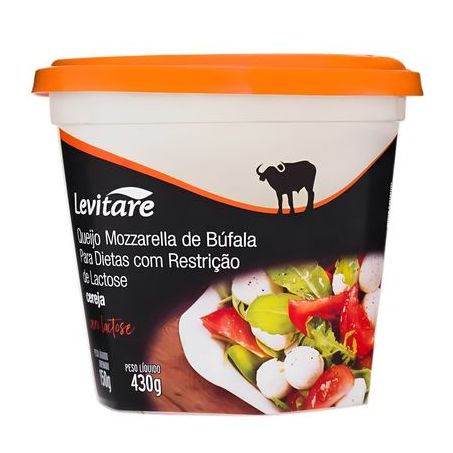 Queijo mozzarella buf levitare 150g zero