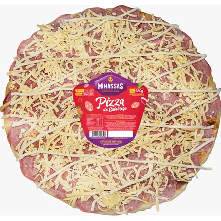 Pizza calabresa mi massas 650g