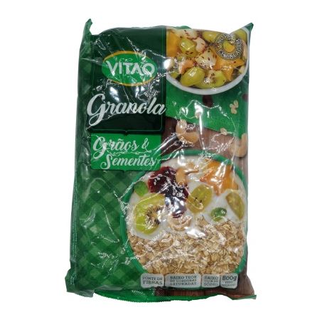 Granola Vitao Grãos E Sementes Embalagem 800G