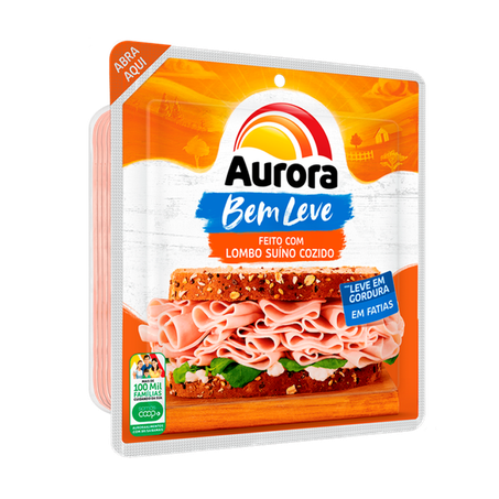 LOMBO SUINO FAT BEM LEVE AURORA 180G