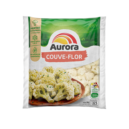 COUVE-FLOR CONGELADO AURORA PACOTE 300G
