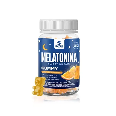 SUPERGUMMY MELATONINA 60 GUMMIES - SUPER NUTRITION