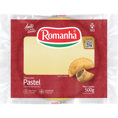 Massa para Pastel Romanha 500g - Disco Grande