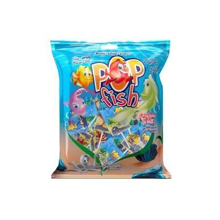 Pirulito Simonetto Pop Fish 500g