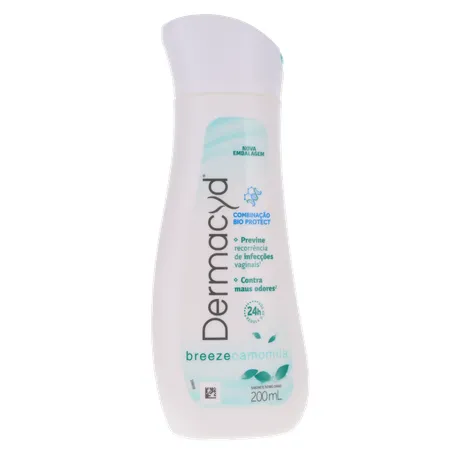 Sabonete Líquido Íntimo Dermacyd Breeze Camomila Frasco 200ml 360-35