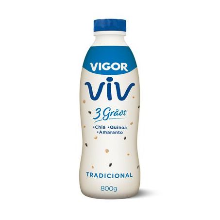 IOGURTE NATURAL VIGOR 800G 3 GRAOS TRADICIONAL