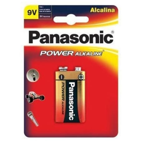 PILHA BATERIA ALCALINA 9V PANASONIC