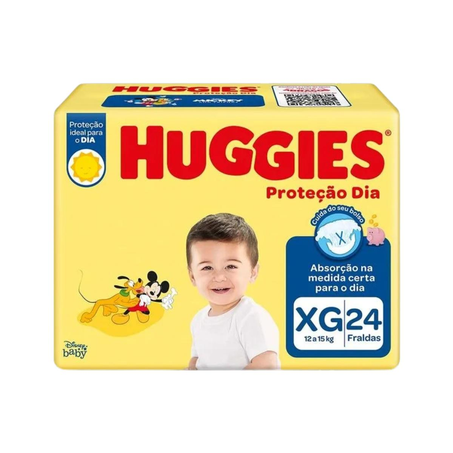 Fralda Huggies Proteção Dia - Jumbo XG - C/24