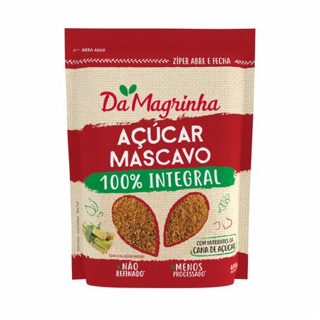 ACUCAR DA MAGRINHA MASCAVO 400G
