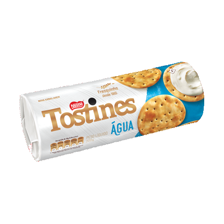 Biscoito Nestlé Tostines Água Pacote 200g 
 