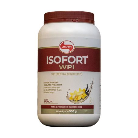 ISOFORT WPI SABOR BAUNILHA 900G