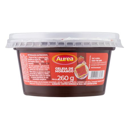 Geleia morango áurea