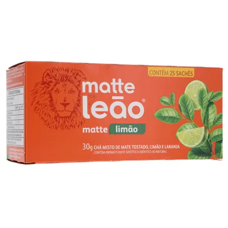 Chá Matte Leão Limão Sachê 25UN 360-16