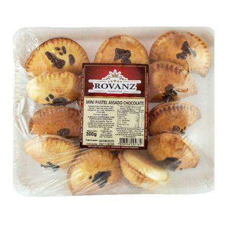 Mini pastel assado chocolate rovanz 300g