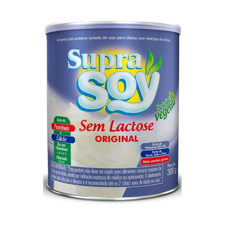 Leite Pó Suprasoy Nature S/Lactose 300g