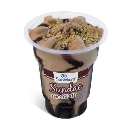 Sorvete sorvebom sundae chocolate 100g