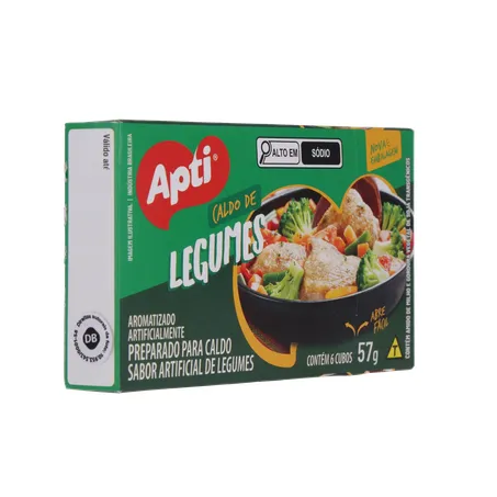 CALDO DE LEGUMES EM CUBO APTI 57G 360-31
