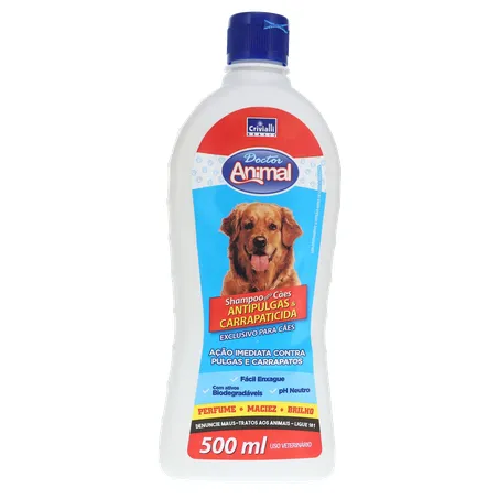 Shampoo Dr Animal 500ml Anti Pulgas 360-35