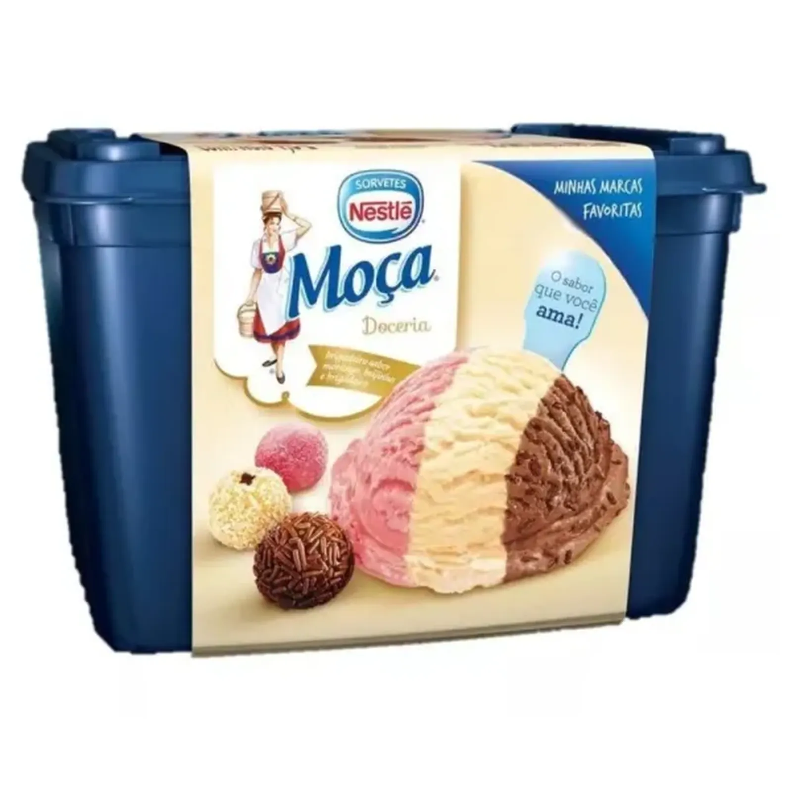 Super Corrêa - Sorvete Nestle 1,5l Moca Trio