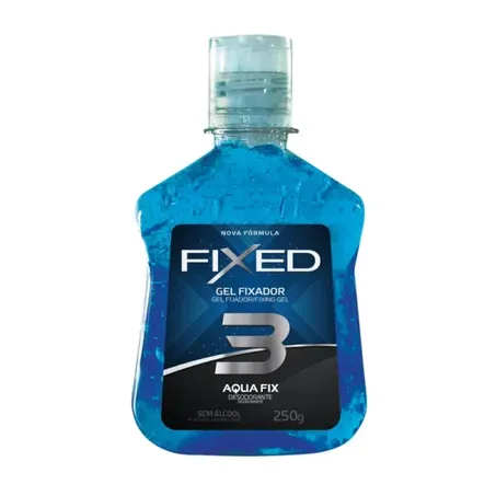 Gel Fixador Fixed 250g Cola Azul