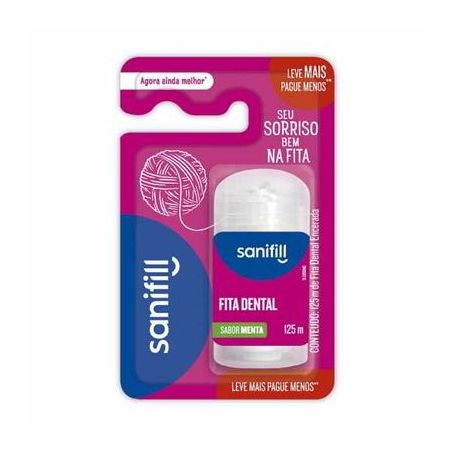 Fita dental menta sanifill 125mt
