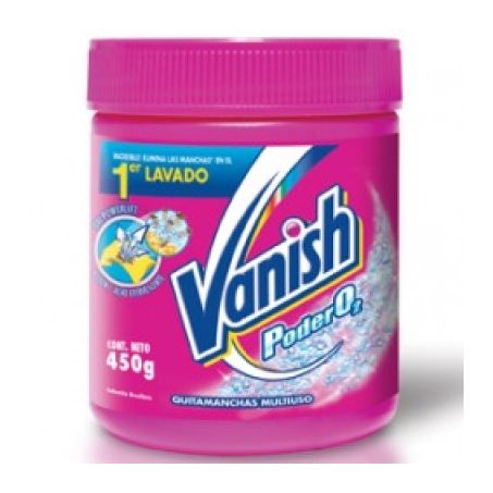 Tira Manchas Vanish Multiuso Sem Cloro Poder O2 Pote 550g Leve 550g Pague 450g