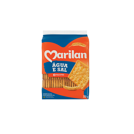 Biscoito marilan 350g agua e sal